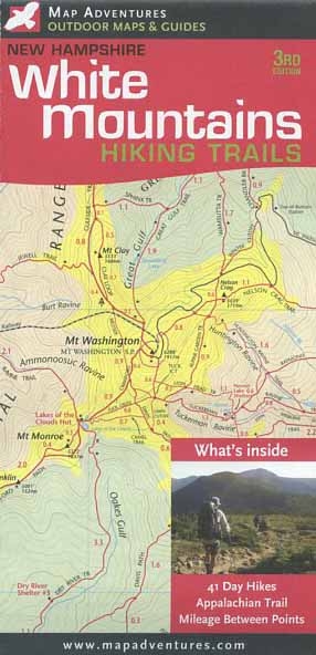 White Mountain Hiking Trails Map (3rd edition)